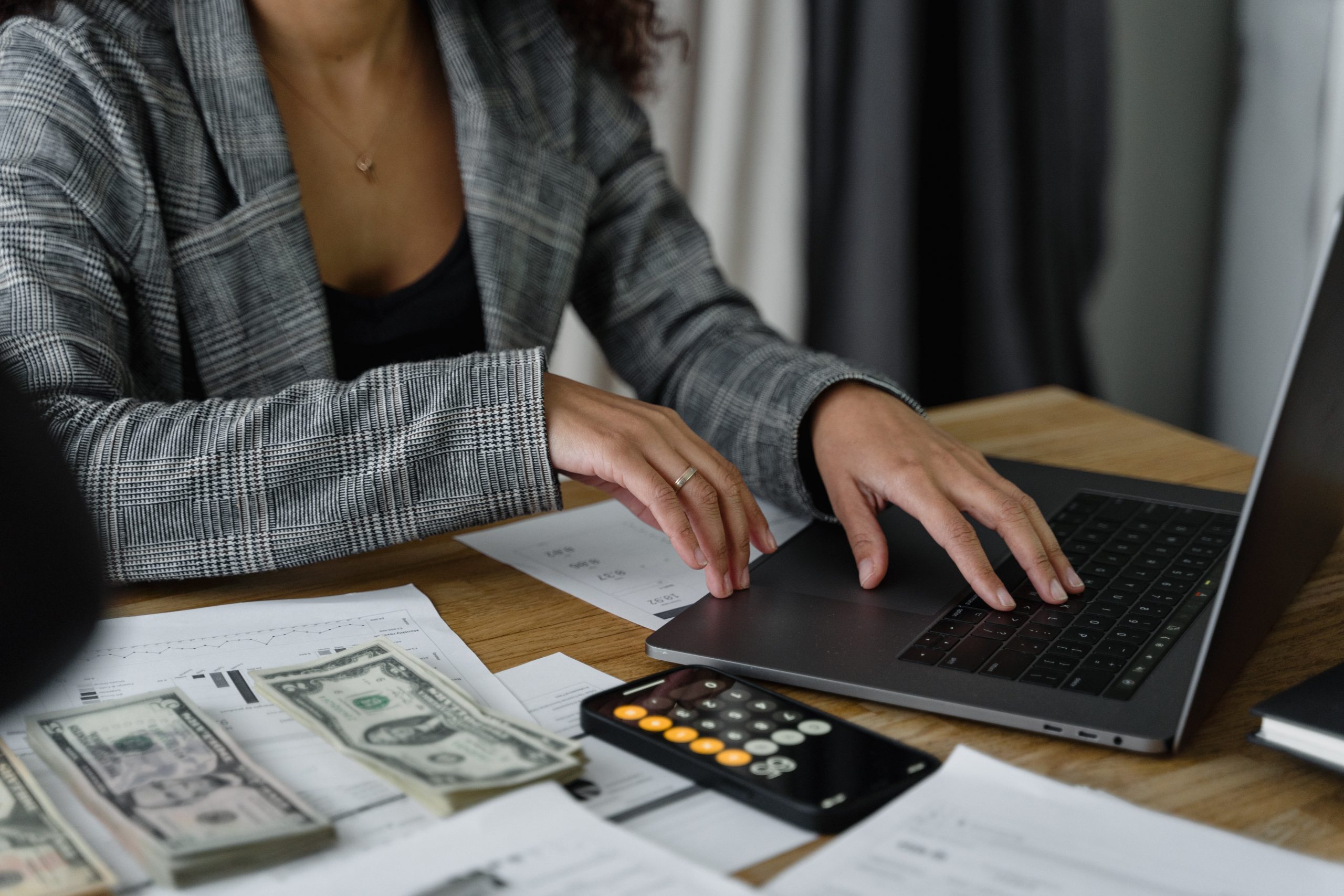 a woman calculating her tax allowances